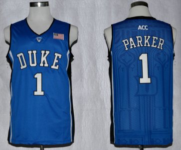 Maillot De Basket NCAA Duke Bleu Devils Jabari Parker 1 College Basketball Duke Bleu